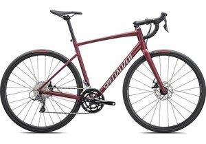 Specialized ALLEZ E5 DISC 61 MAROON/SILVER DUST/FLO RED