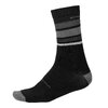 Endura BaaBaa Merino Stripe Socken Mattschwarz S-M
