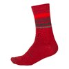 Endura BaaBaa Merino Stripe Socken Rot L-XL